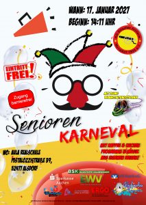 Plakat A3 Senioren Karneval 2027